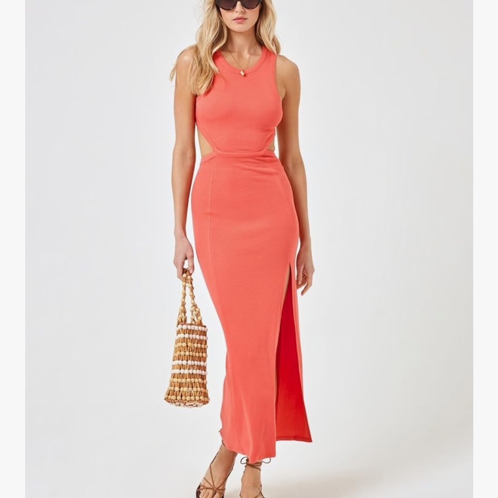 L*Space Coral Sleeveless Dress
